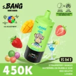 Bang Leader 450 000 caladas: fresa, mango, sandía, chicle, rojo, mojito, Love 66 y otros sabores