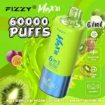 Fizzy Max 60K Mixed Berry Kiwi Passion Fruit Guava Strawberry Watermelon Flavor