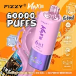 Fizzy Max 60K Strawberry Dragon Fruit Red Bull Raspberry Watermelon Flavor Combo