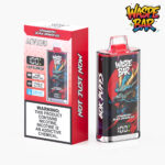 Waspe Bar 60K, sabor «Strawberry Black Dragon Ice» - 60 000 caladas de vapeo