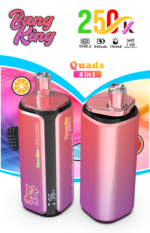 Bang King 250 000 caladas 4 en 1: limón, lima, sandía, hielo, hielo negro, fruta del dragón, fresa, Love 66 — 100vaping