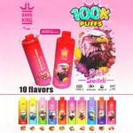 Imagen principal del vaporizador desechable 3 en 1 Bang King Triple de 100 000 caladas - 100vaping