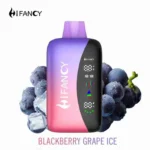 Vapeador desechable HIFANCY RAINBOW de 25 000 caladas con sabor a mora, uva y hielo - 100vaping