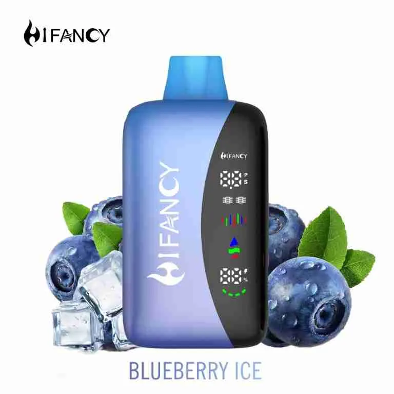 Vaporizador desechable HIFANCY RAINBOW de 25 000 caladas con sabor a arándanos helados - 100vaping