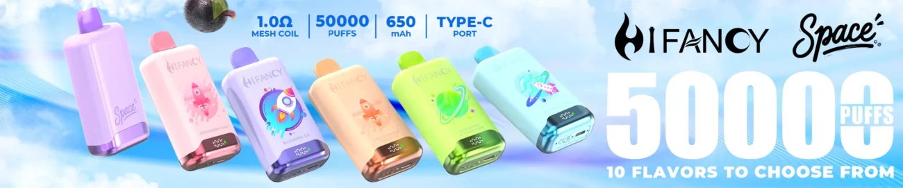 HIFANCY SPACE 50 000 caladas - Cartel 7 - Vaporizador desechable - 100vaping
