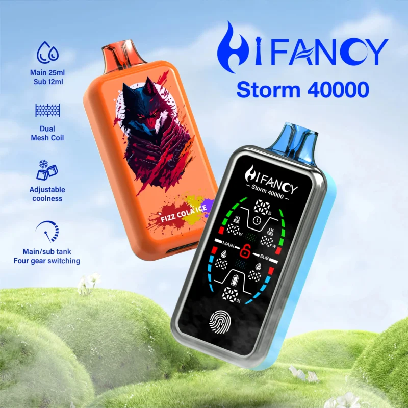 HIFANCY STORM 40 000 caladas, paquete de 3 vaporizadores desechables - 100vaping