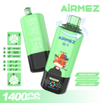 Airmez FOX 6 en 1, 140 000 caladas, sabor 3: Dragonfruit Ice, Fruity Fusion, frambuesa y sandía
