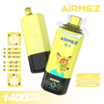 Airmez FOX 6 en 1, 140 000 caladas, sabor 6: fresa y plátano, Vimto, arándanos, cereza y arándanos rojos