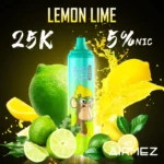 Airmez Tornado 25 000 caladas, sabor a limón y lima - Vape desechable 100vaping