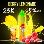 Airmez Tornado 25 000 caladas, sabor a limonada de frutos del bosque - Vape desechable 100vaping
