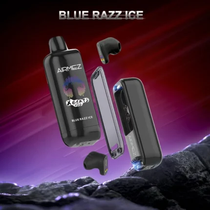 Airmez Xbeats Pro 50 000 caladas, sabor Blue Razz Ice - 100vaping