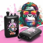 Vapeador desechable Bang Blaze de 140 000 caladas, 3 en 1, con sabores Black Dragon, Ice, Strawberry Mamba, Raspberry y Grape - 100vaping