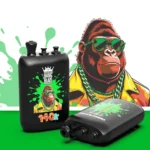 Vaporizador desechable Bang Blaze de 140 000 caladas, 3 en 1, con sabor a sandía helada, fresa, lichi y ositos de goma - 100vaping