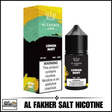 Líquido para cigarrillos electrónicos AL Fakher con nicotina salina, 30 ml, 30 mg, sabor a limón y menta - 100vaping