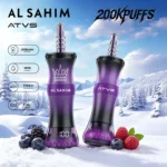 ATVS AL SAHIM 200K Puffs Blueberry Raspberry Flavor Disposable Vape - 100vaping