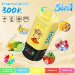 Bang DE 300K Puffs 5-in-1 Strawberry Watermelon Grape Ice Passion Fruit Mango Banana Ice Lemon Lime Flavor - 100vaping