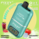 Fizzy Twins 50000 50K Puffs Raspberry Lemonade & Strawberry Ice Flavor Disposable Vape - 100vaping