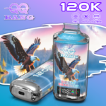 QQ Bang 120K Puffs Blueberry Red Raspberry Flavor Disposable Vape - 100vaping