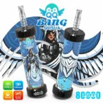 QQ Bang Shisha: vaporizador desechable con sabor a Blue Razz y 80 000 caladas - 100vaping
