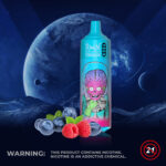 Vape desechable RandM Tornado de 9000 caladas con sabor a arándanos y frambuesas - 100vaping