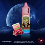 RandM Tornado 9000 Puffs Fizzy Cherry Flavor Disposable Vape - 100vaping