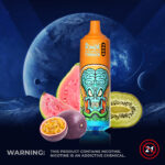 RandM Tornado 9000 Puffs Kiwi Passion Fruit Guava Flavor Disposable Vape - 100vaping