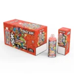 Vapeador desechable Razz Bar 60 000 (60K) caladas, sabor a fresa y plátano - 100vaping