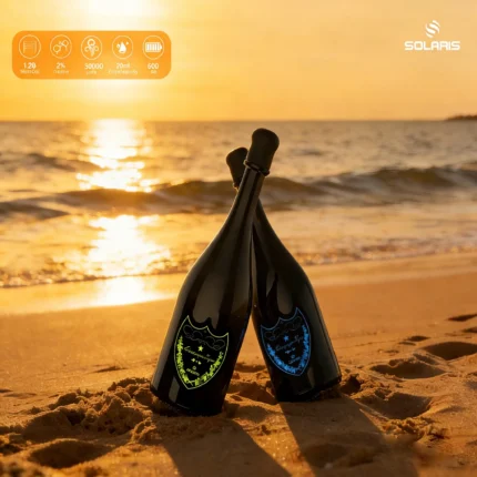 Solaris Champagne 30000 (30K caladas) - Vape desechable con diseño de botella de champán - Imagen principal - 100vaping