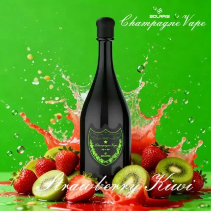 Vapeador desechable Solaris Champagne 30 000 (30K) caladas, sabor fresa y kiwi - 100vaping