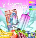 Stag Bar 4 en 1, 80 000 caladas, sabores plátano, fresa, fresa y uva, Red Bull y manzana doble: vaporizador desechable - 100vaping