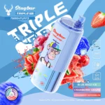 Vapeador desechable Stagbar Triple Pro de 75 000 caladas con sabores Blue Razz, Ice Cranberry, uva, fresa y sandía - 100vaping