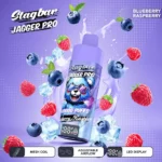 Vaporizador desechable Stagbar Jagger Pro de 40 000 caladas con sabor a arándanos y frambuesas - 100vaping
