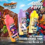 Vaporizador desechable Stagbar Jagger Pro de 40 000 caladas - 100vaping