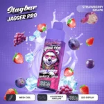 Vapeador desechable Stagbar Jagger Pro de 40 000 caladas con sabor a fresa y uva - 100vaping