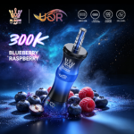 UOR AL BANG, vaporizador desechable de shisha con sabor a arándanos y frambuesas, 300 000 caladas - 100vaping