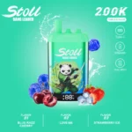 Vaporizador desechable Bang Leader Stoll de 200 000 caladas con sabores Blue Razz, cereza, Love 666 y fresa helada - 100vaping