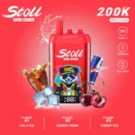 Vaporizador desechable Bang Leader Stoll de 200 000 caladas con sabores Cola Ice, Energy Drink y Cherry Ice - 100vaping