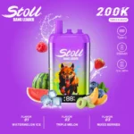 Vaporizador desechable Bang Leader Stoll de 200 000 caladas con sabores «Sandía helada», «Triple melón» y «Frutas del bosque» - 100vaping