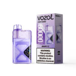 VOZOL NEON, vaporizador desechable de 60 000 caladas con sabor a uva helada - 100vaping