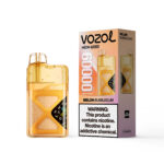 VOZOL NEON, vaporizador desechable de 60 000 caladas con sabor a melón y chicle de burbujas - 100vaping