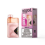 VOZOL NEON, vaporizador desechable de 60 000 caladas con sabor a melocotón helado - 100vaping