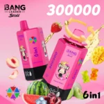 Bang Leader Stoll 300K Puffs 6-in-1 Disposable Vape Rechargeable – Cola Ice & Cherry Coke