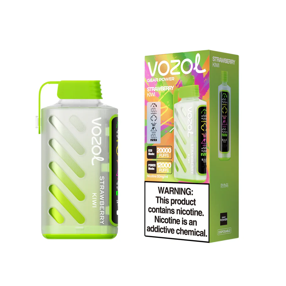 100vaping-strawberry-kiwi-vozol-gear-power-disposable-20000-puffs-1 VOZOL Gear 20000 Disposable Vape Product image 1