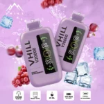 VHILL: vaporizador desechable de 20 000 caladas con sabor a uva helada