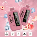 VHILL: vaporizador desechable de 20 000 caladas con sabor a melocotón helado