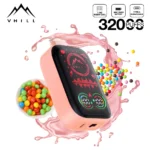 VHILL: vaporizador desechable con ositos de goma y pantalla completa, 32 000 caladas