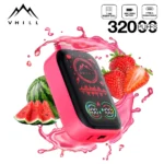VHILL: vaporizador desechable de pantalla completa con sabor a sandía helada y 32 000 caladas